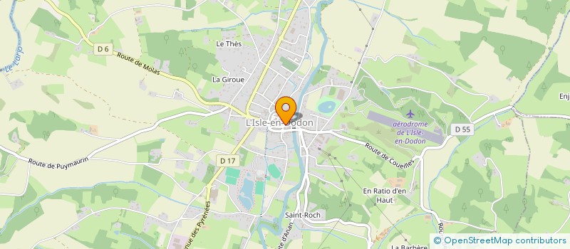 localisation de l'entreprise 508 482 825   L'ISLE-EN-DODON