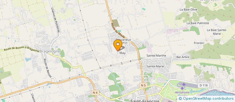 localisation de l'entreprise 508 499 761   SAINT-FRANCOIS