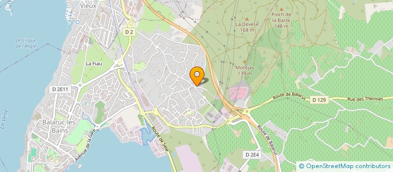 localisation de l'entreprise 508 571 536  à FRONTIGNAN