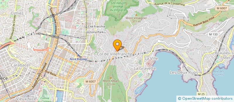 localisation de l'entreprise 508 603 891 à VILLEFRANCHE-SUR-MER