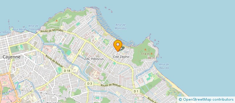 localisation de l'entreprise 508 627 528 à CAYENNE