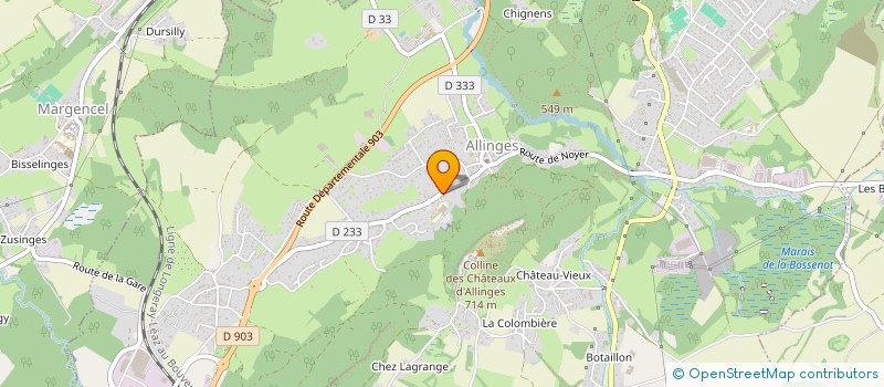 localisation de l'entreprise 508 663 036 à THONON-LES-BAINS