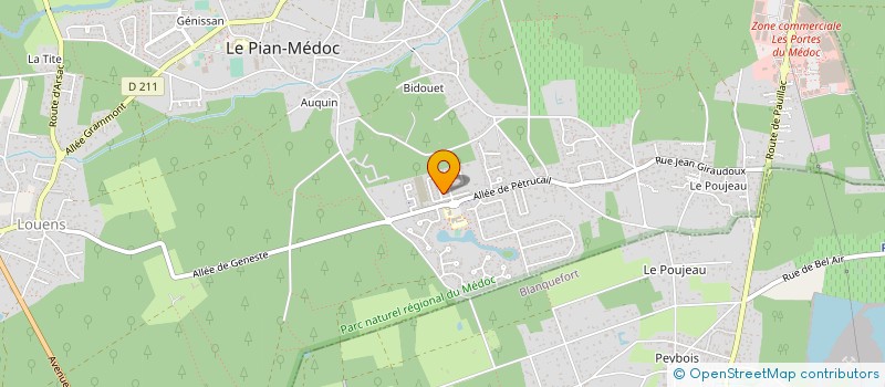 localisation de l'entreprise 508 674 280 à LE PIAN-MEDOC