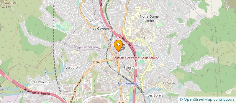localisation de l'entreprise 508 786 100 à LES PENNES-MIRABEAU