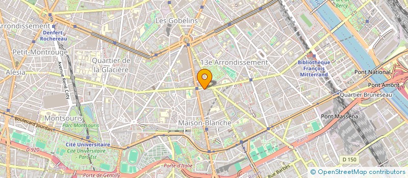 localisation de l'entreprise 508 831 013   PARIS