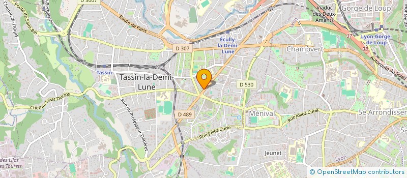 localisation de l'entreprise 508 844 156   TASSIN-LA-DEMI-LUNE