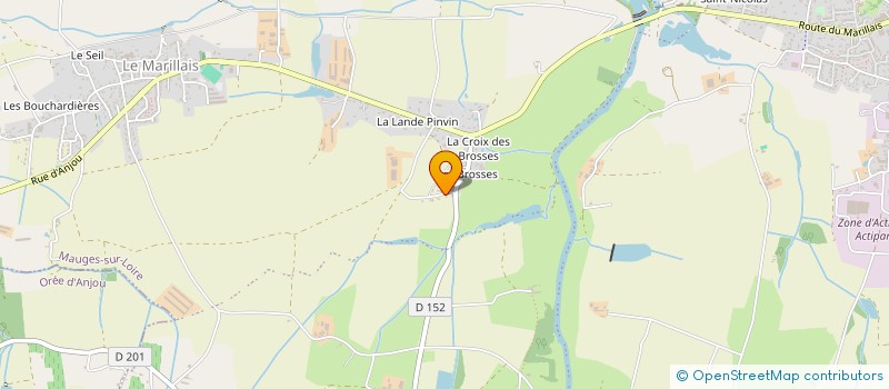 localisation de l'entreprise 508259 - SAS YAR-INDEZ  MAUGES-SUR-LOIRE