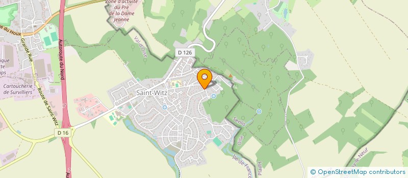 localisation de l'entreprise 509 007 563   SAINT-WITZ