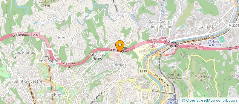 localisation de l'entreprise 509 036 968   NICE