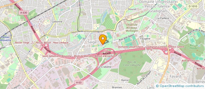 localisation de l'entreprise 509 102 786 à BORDEAUX