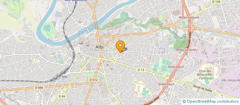 localisation de l'entreprise 509 136 115   ALBI