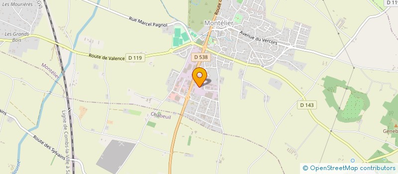 localisation de l'entreprise 509 145 827   MONTELIER