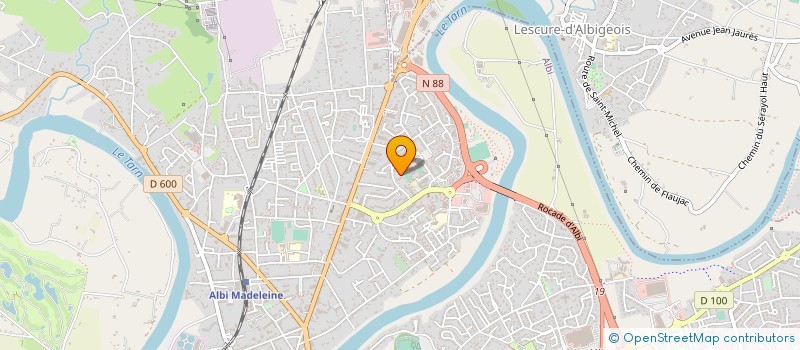 localisation de l'entreprise 509 250 338 à ALBI