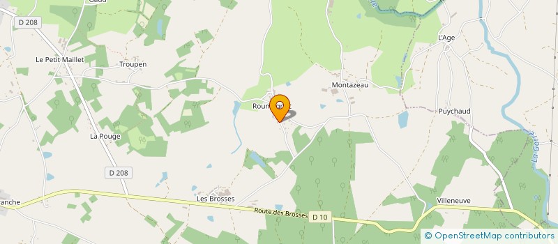 localisation de l'entreprise 509 261 434   ROCHECHOUART