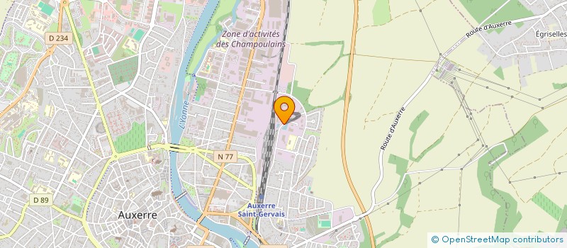 localisation de l'entreprise 509 277 976   AUXERRE