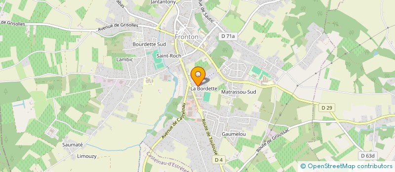 localisation de l'entreprise 509 321 386   FRONTON