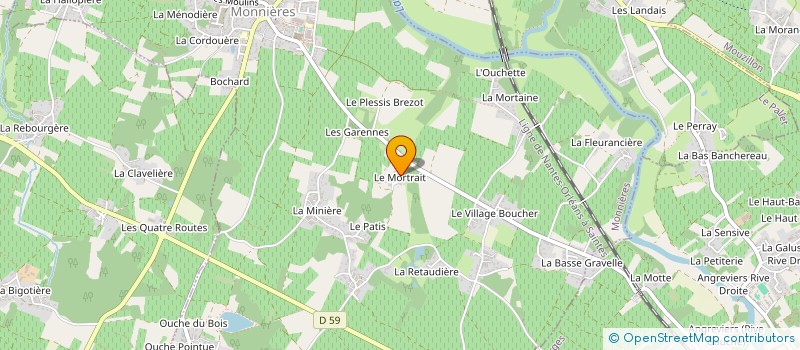 localisation de l'entreprise 509 351 920  à LA PLAINE-SUR-MER