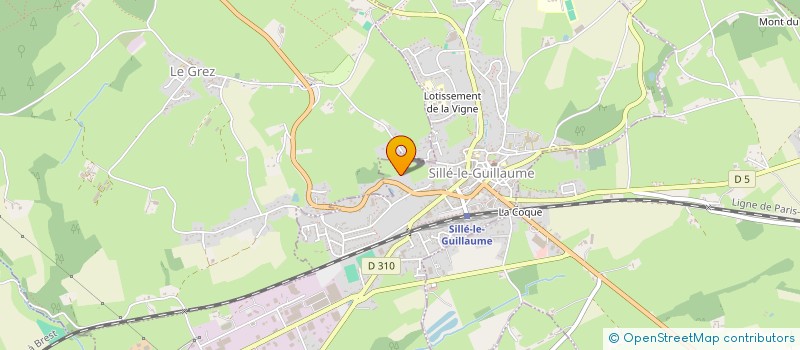 localisation de l'entreprise 509 352 928   SILLE-LE-GUILLAUME