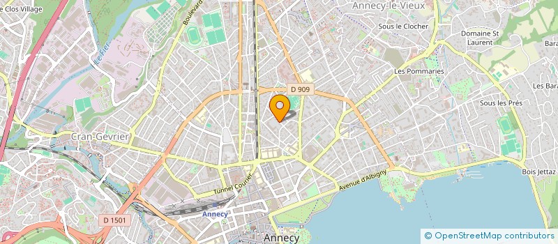localisation de l'entreprise 509 425 344 à ANNECY