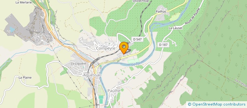 localisation de l'entreprise 509 527 354   COMPEYRE