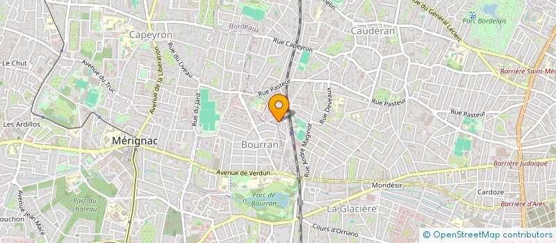 localisation de l'entreprise 509 595 757   LE BOUSCAT