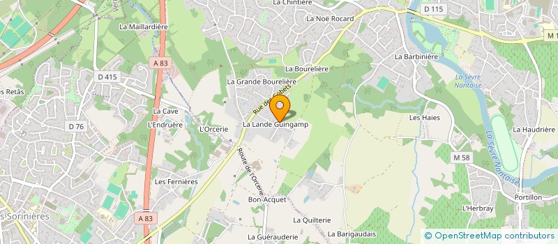 localisation de l'entreprise 509 597 118 à VERTOU