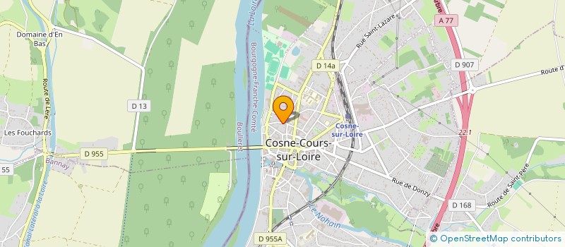 localisation de l'entreprise 509 608 758 à COSNE-COURS-SUR-LOIRE
