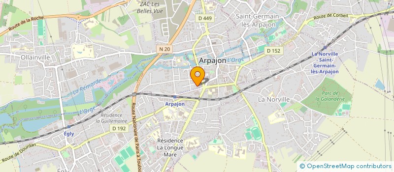 localisation de l'entreprise 509 633 350   ARPAJON