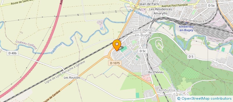 localisation de l'entreprise 509 650 388   SAINT-DENIS-EN-BUGEY