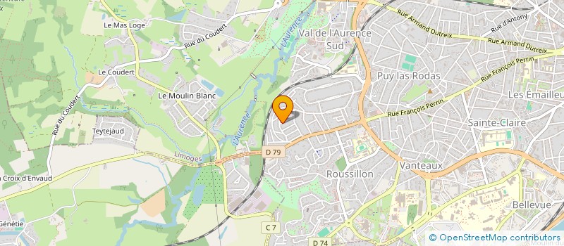 localisation de l'entreprise 509 689 436 à LIMOGES