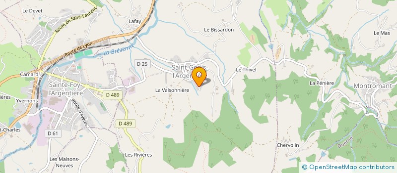 localisation de l'entreprise 509 705 133   SAINT-GENIS-L'ARGENTIERE