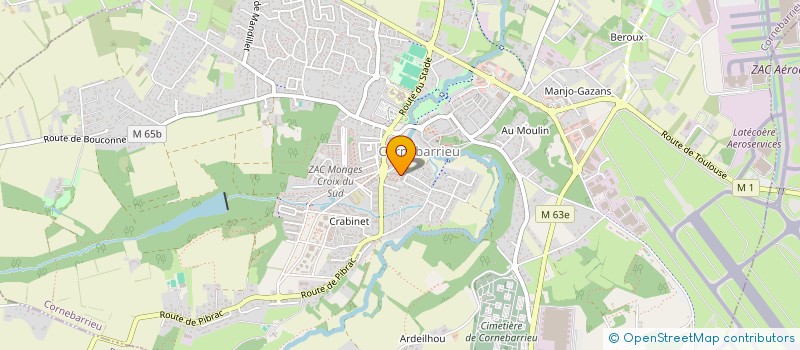 localisation de l'entreprise 509 706 859   CORNEBARRIEU