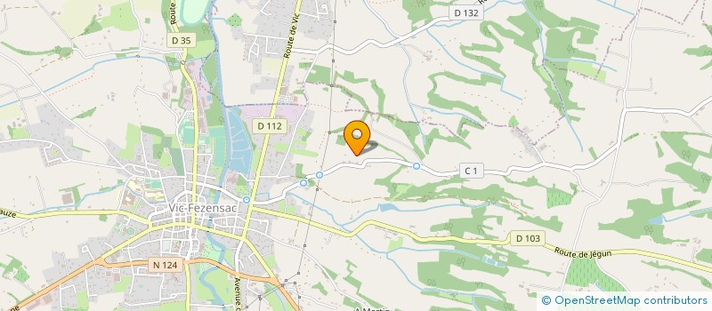 localisation de l'entreprise 509 714 184   VIC-FEZENSAC