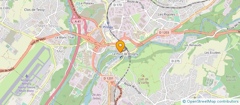 localisation de l'entreprise 509 717 914 à ANNECY