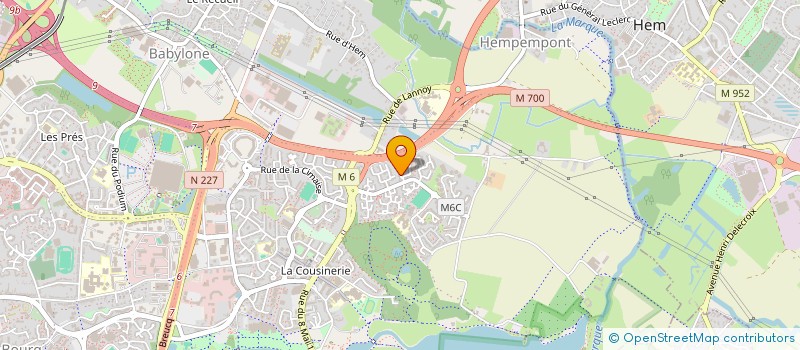 localisation de l'entreprise 509 730 875 à VILLENEUVE-D'ASCQ