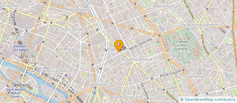 localisation de l'entreprise 509 755 989   PARIS