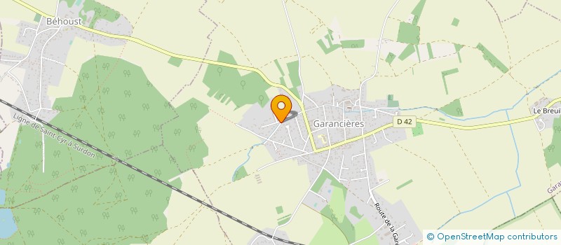 localisation de l'entreprise 509 756 128   GARANCIERES