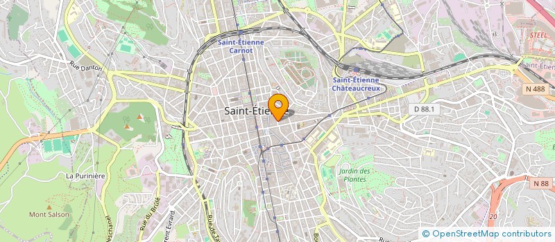 localisation de l'entreprise 509 764 429   SAINT-ETIENNE
