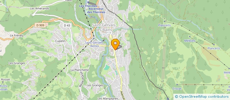 localisation de l'entreprise 509 777 942   SAINT-GERVAIS-LES-BAINS
