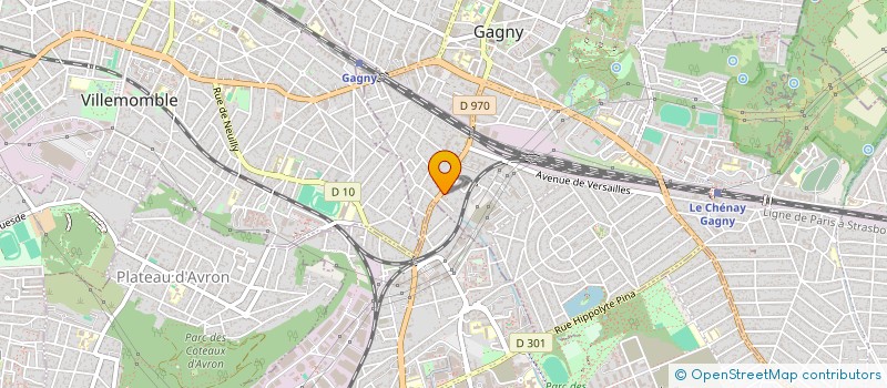 localisation de l'entreprise 509 784 062 à GAGNY