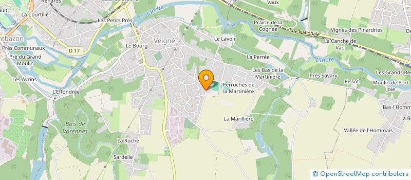 localisation de l'entreprise 509 784 088   VEIGNE