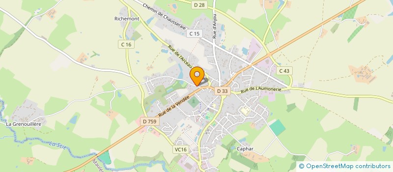 localisation de l'entreprise 509 798 849   SAINT-VARENT