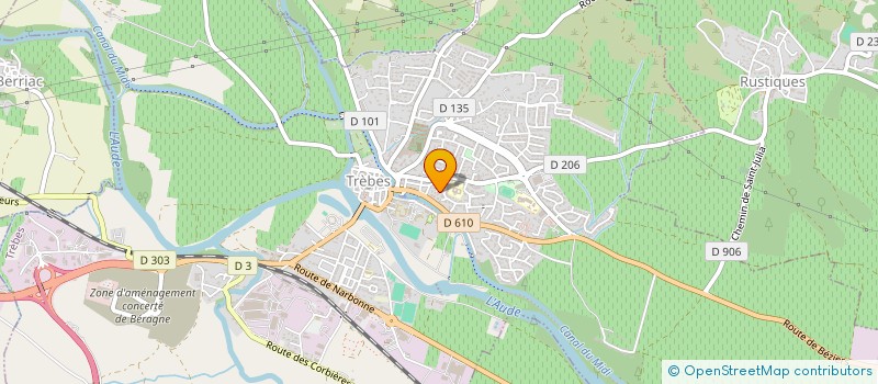 localisation de l'entreprise 509 813 358 à TREBES