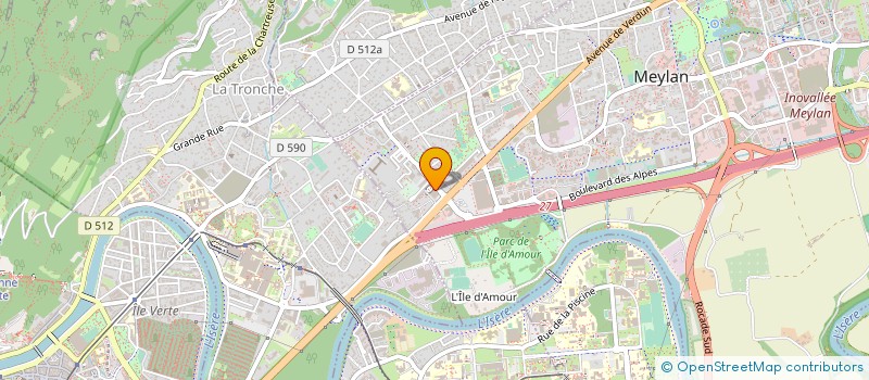 localisation de l'entreprise 509 833 034 à MEYLAN