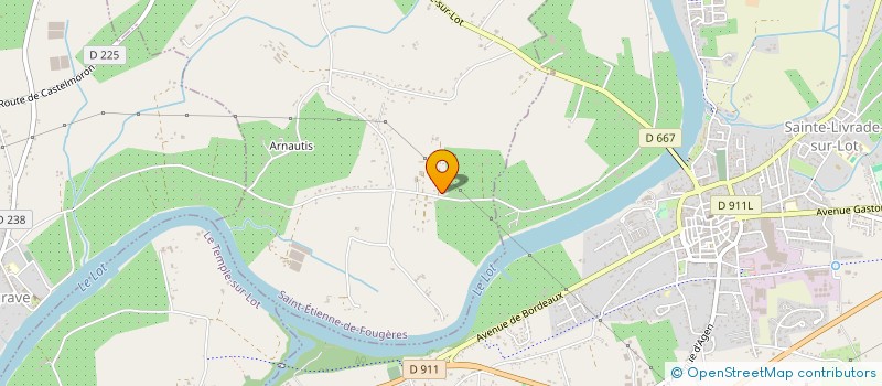 localisation de l'entreprise 509 855 771   SAINT-ETIENNE-DE-FOUGERES