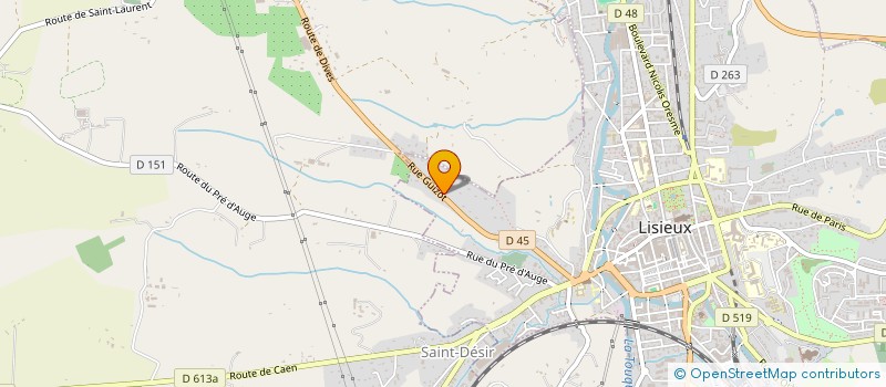 localisation de l'entreprise 509 874 327   LISIEUX