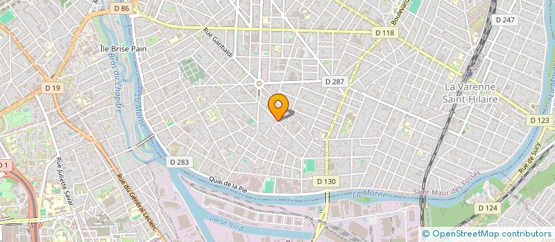 localisation de l'entreprise 509 878 872  à SAINT-MAUR-DES-FOSSES