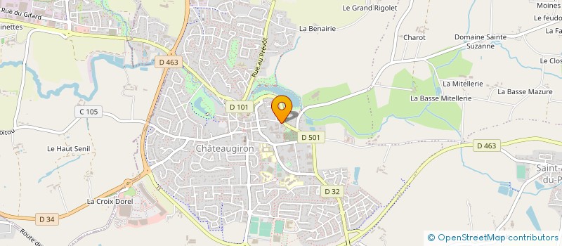 localisation de l'entreprise 509 910 188   CHATEAUGIRON