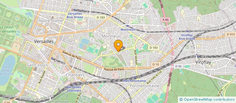 localisation de l'entreprise 509 910 642  à VERSAILLES