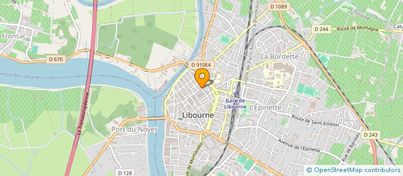 localisation de l'entreprise 509 936 118  à LIBOURNE
